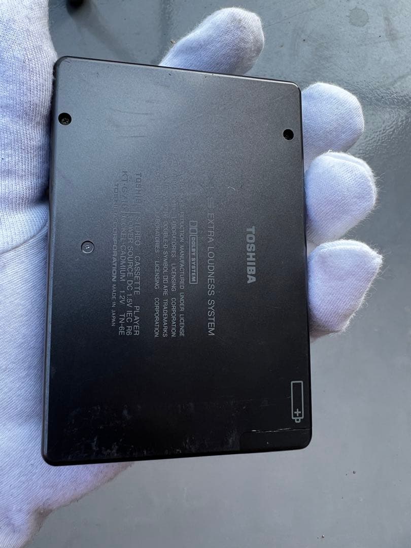 動作品 WALKY カセットプレーヤー TOSHIBA KT-G710