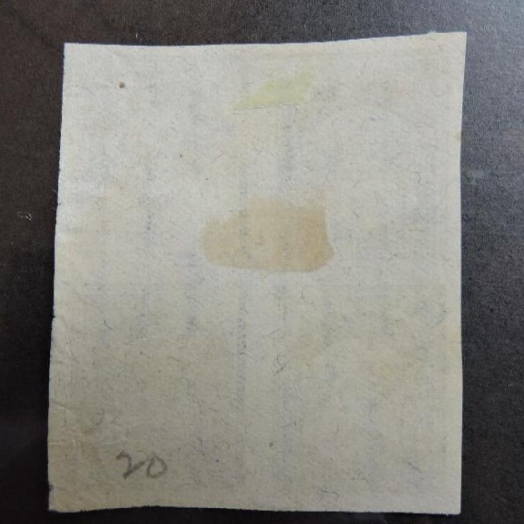 日本震災切手5銭耳紙付田型未使用＆使用済