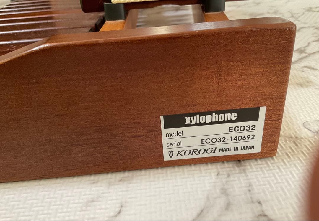 KOROGI コオロギ EC032 xylophone卓上木琴【専用カバー付】