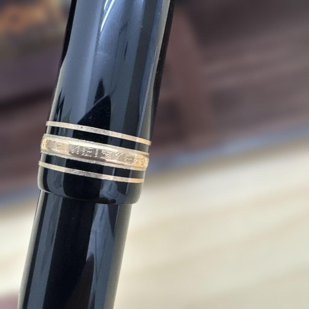 Montblanc 万年筆 黒色　モンブラン　14C 585