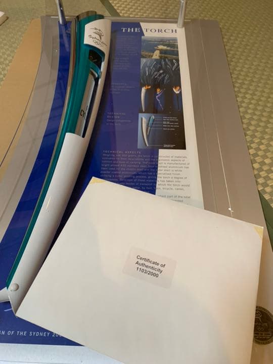 シドニーオリンピック　聖火リレー　トーチ　レプリカ