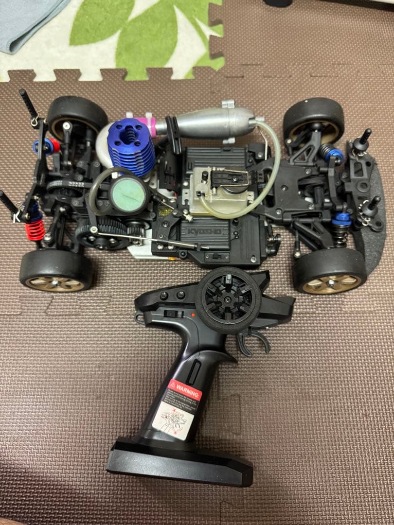 京商GT2ボディ付き カスタムホイール TE37風