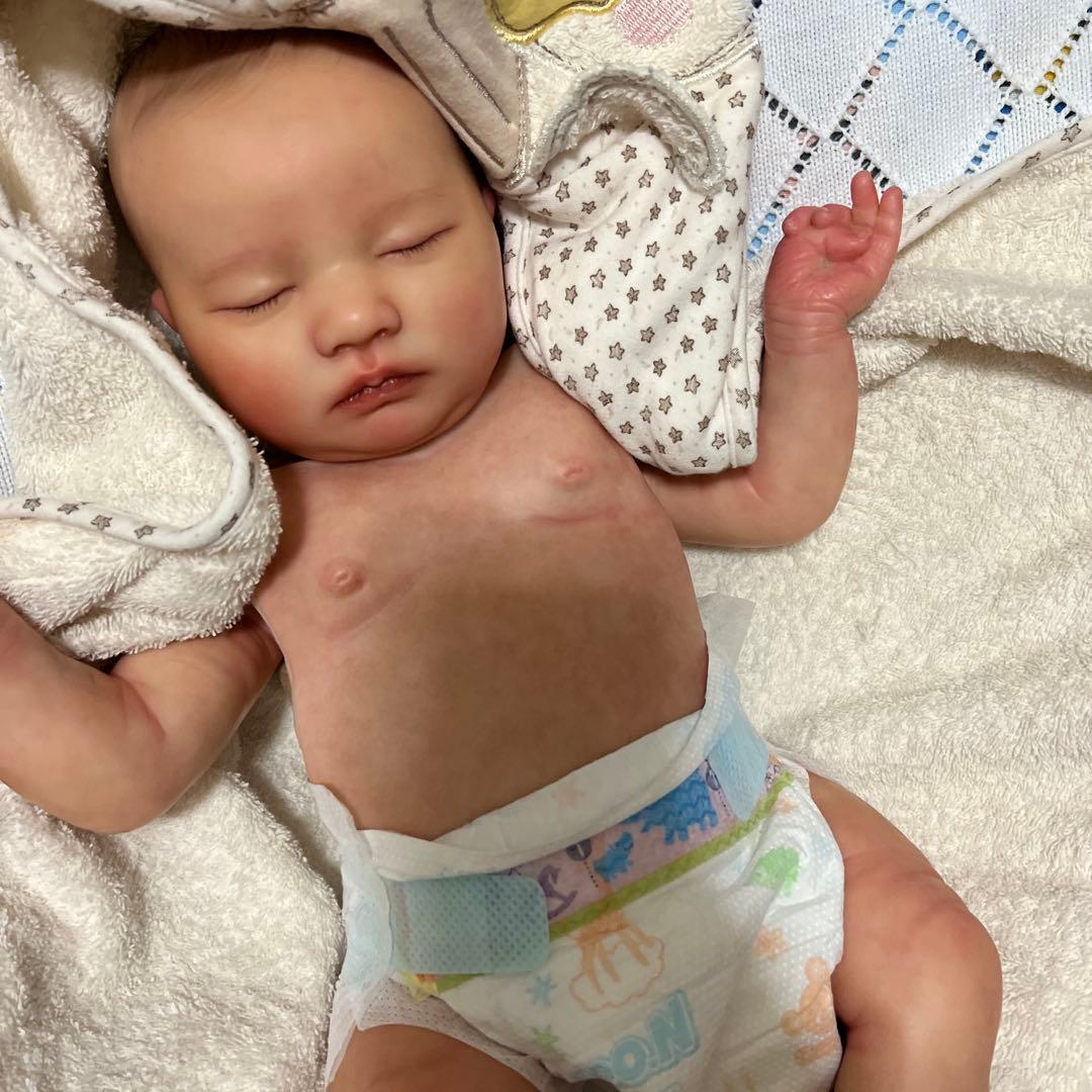 寝んねの赤ちゃん( ᵕᴗᵕ )✩⡱リボーンドール