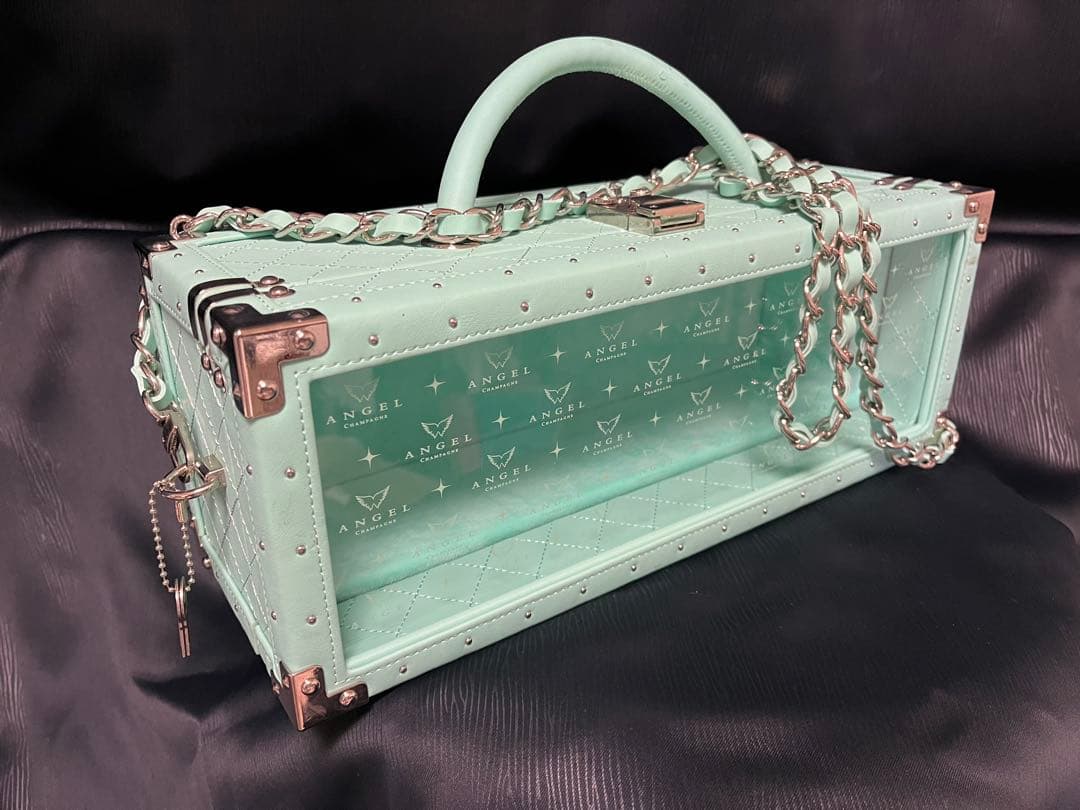 エンジェル シャンパン ドゥミセック ケース　グリーン