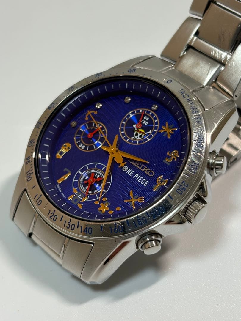【電池新品】ONE PIECE ワンピース SEIKO セイコー 腕時計 ブルー