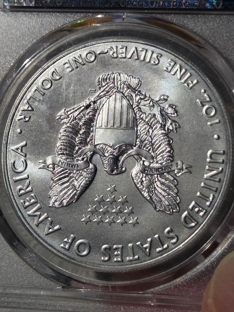 (MS70)アメリカ合衆国　シルバー イーグル銀貨　2018 FS