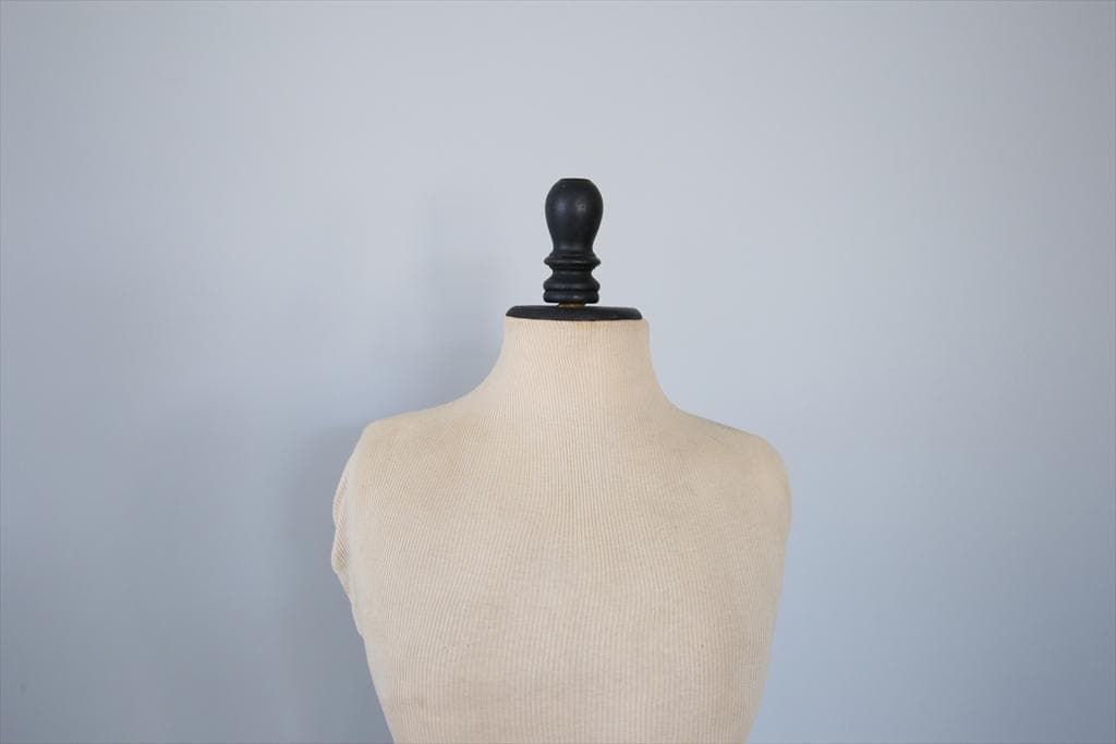 フランスアンティーク木製レディーストルソー/女性ボディ/マネキン(90-124)