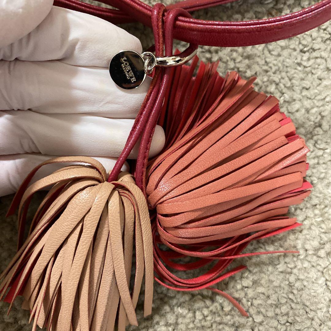 ロエベ　タッセル　リボン　ショルダーバッグ