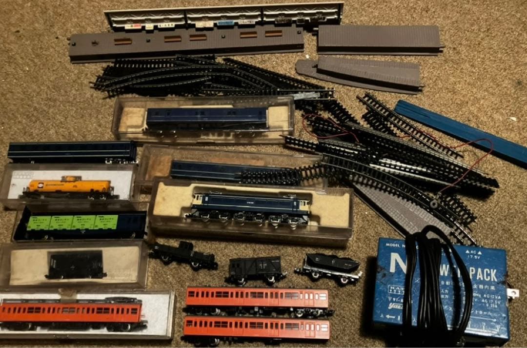 Nゲージ セット KATO 寝台列車 中央線 ディーゼル 貨物 線路 ホームほか