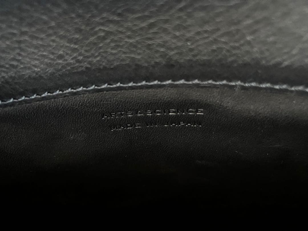 アーツアンドサイエンス Stitch flap bag mini ブラック