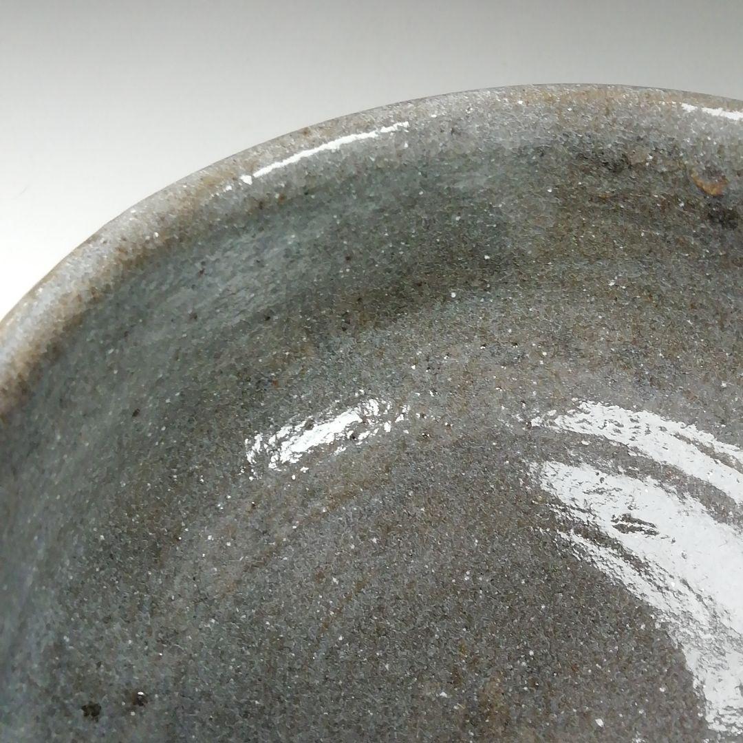 Ｔ２９７　茶碗　『鼡志野茶碗』『竹里庵　葵窯　加藤春二』　共箱　抹茶碗　茶道具