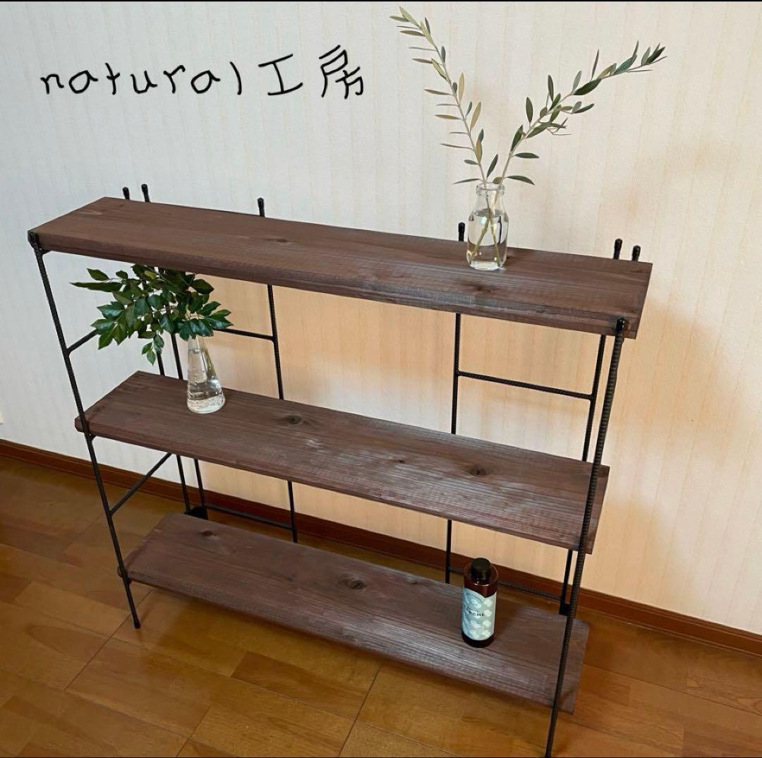 新商品‼️手作りアイアン家具 折り畳みラック西海岸インテリア 鉄脚のみ2点