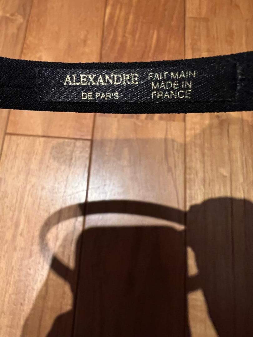 ALEXANDRE DE PARIS 黒 カチューシャ