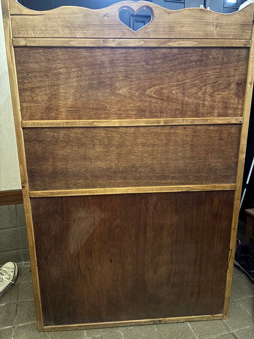 大幅値下げ‼️【美品】木製ハート型収納家具 カントリー調 シューズボックス