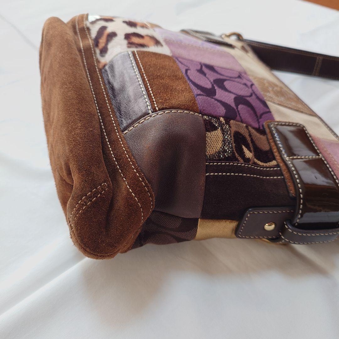 希少　COACH パッチワーク マルチ　ショルダーバッグ　ワンショルダー