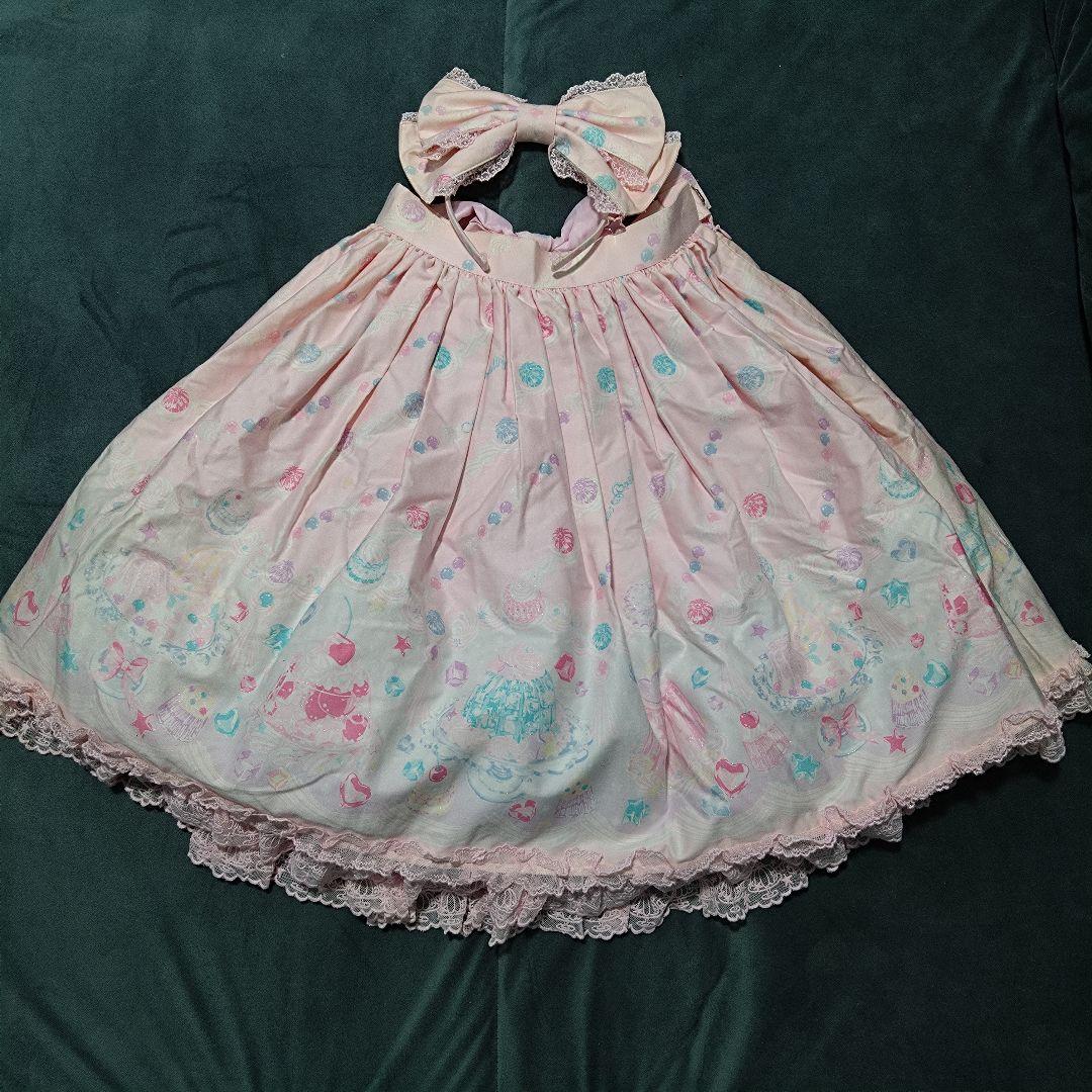 Angelic Pretty♡ジュエリージュレスカート＆カチューシャ♡ピンク