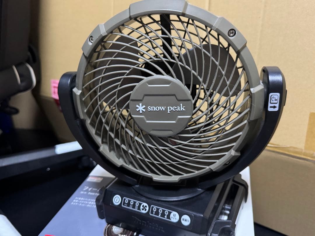 フィールドファン 充電器 バッテリー セット スノーピーク  peak
