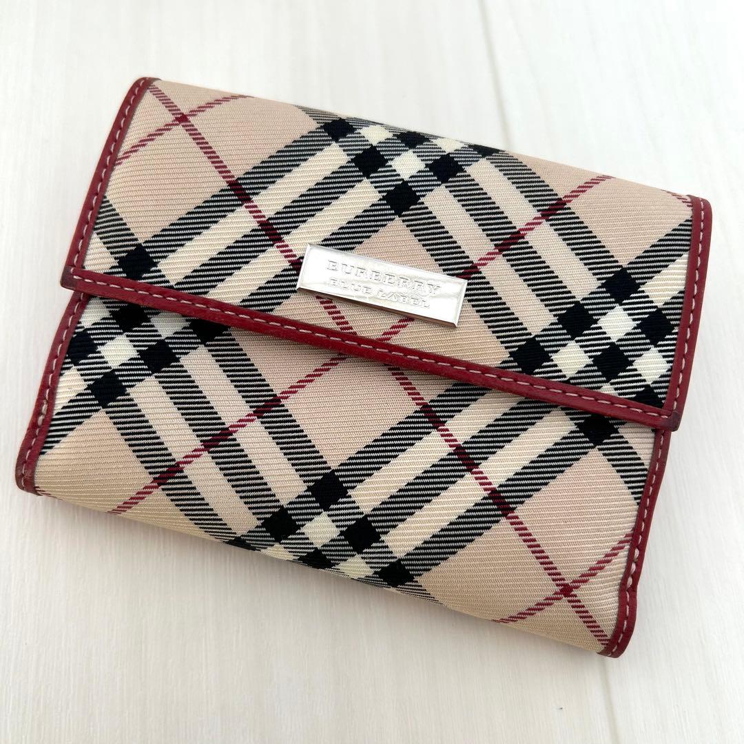 BURBERRY BLUE LABEL ⭐︎二つ折り財布 ノバチェック バーバリー