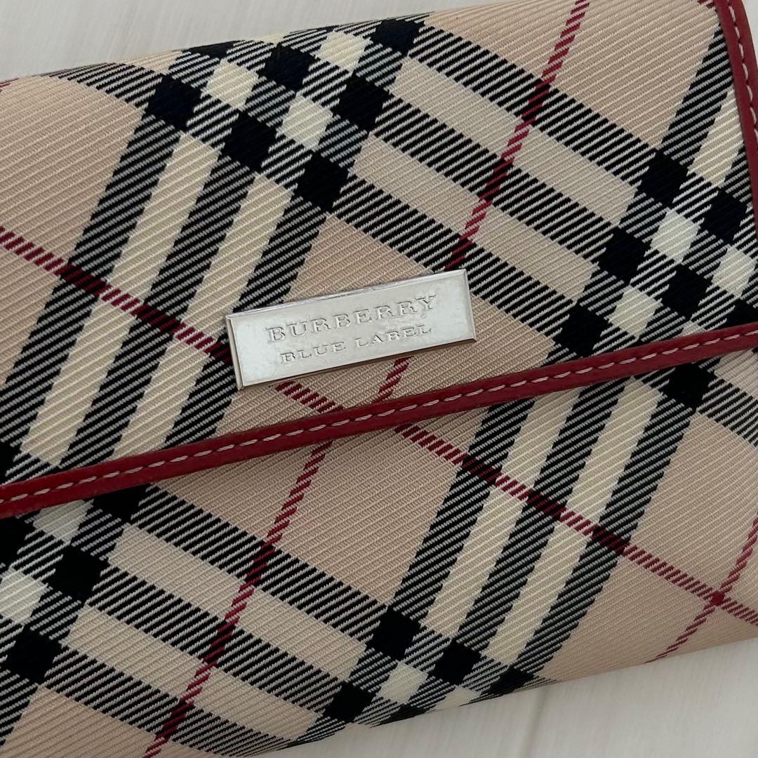 BURBERRY BLUE LABEL ⭐︎二つ折り財布 ノバチェック バーバリー
