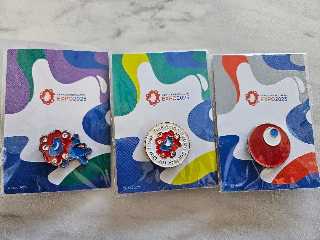 c*l様 EXPO2025 万博 記念チケットver ミャクミャクピンバッチ3点