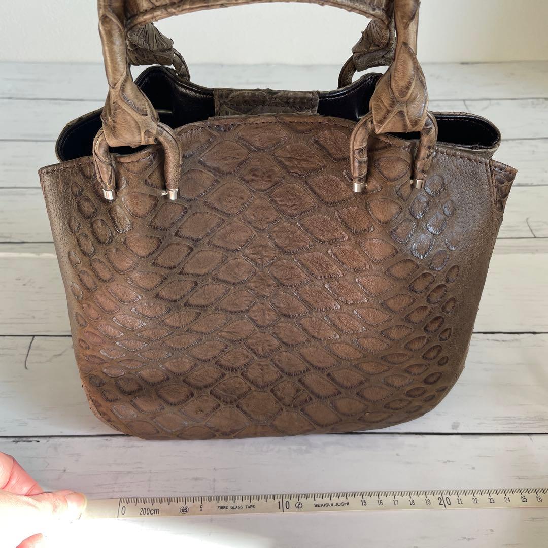 本革センザンコハンドバック