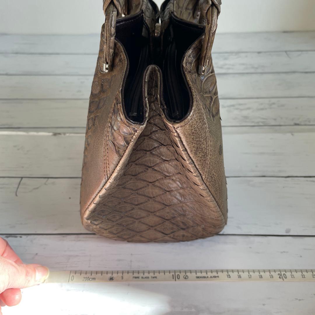 本革センザンコハンドバック