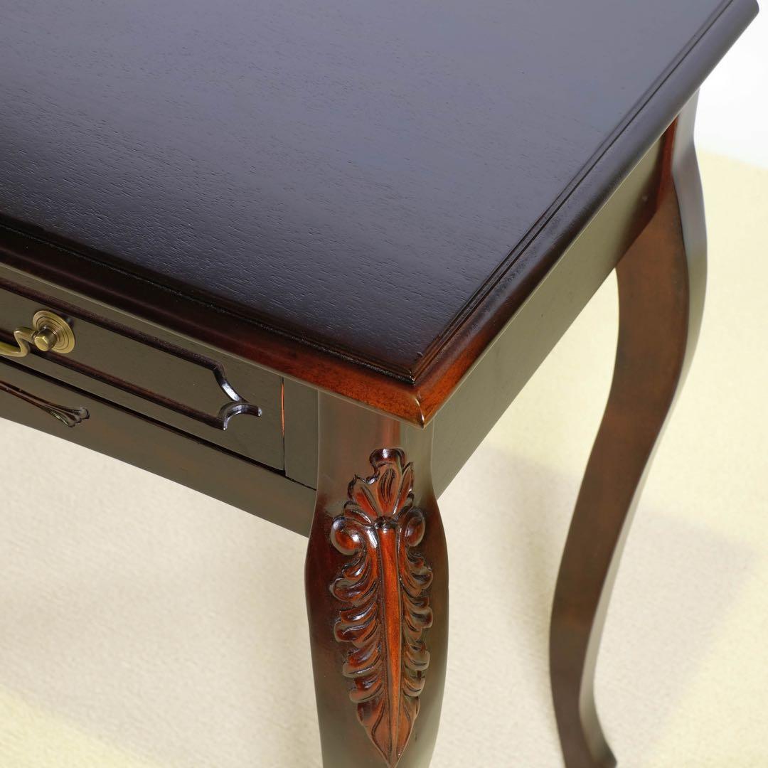 新品 コンソールテーブル アジアン デスク アンティーク 飾り棚 ホテル仕様