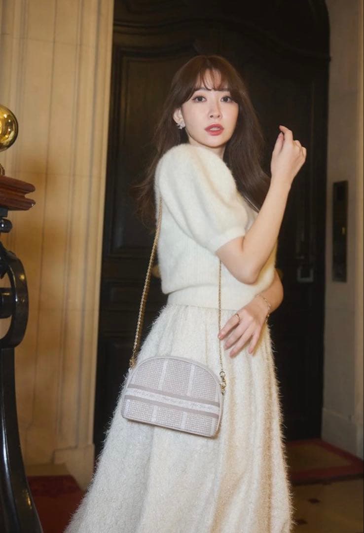 バッグ herlipto Jacquard Chain Pochette