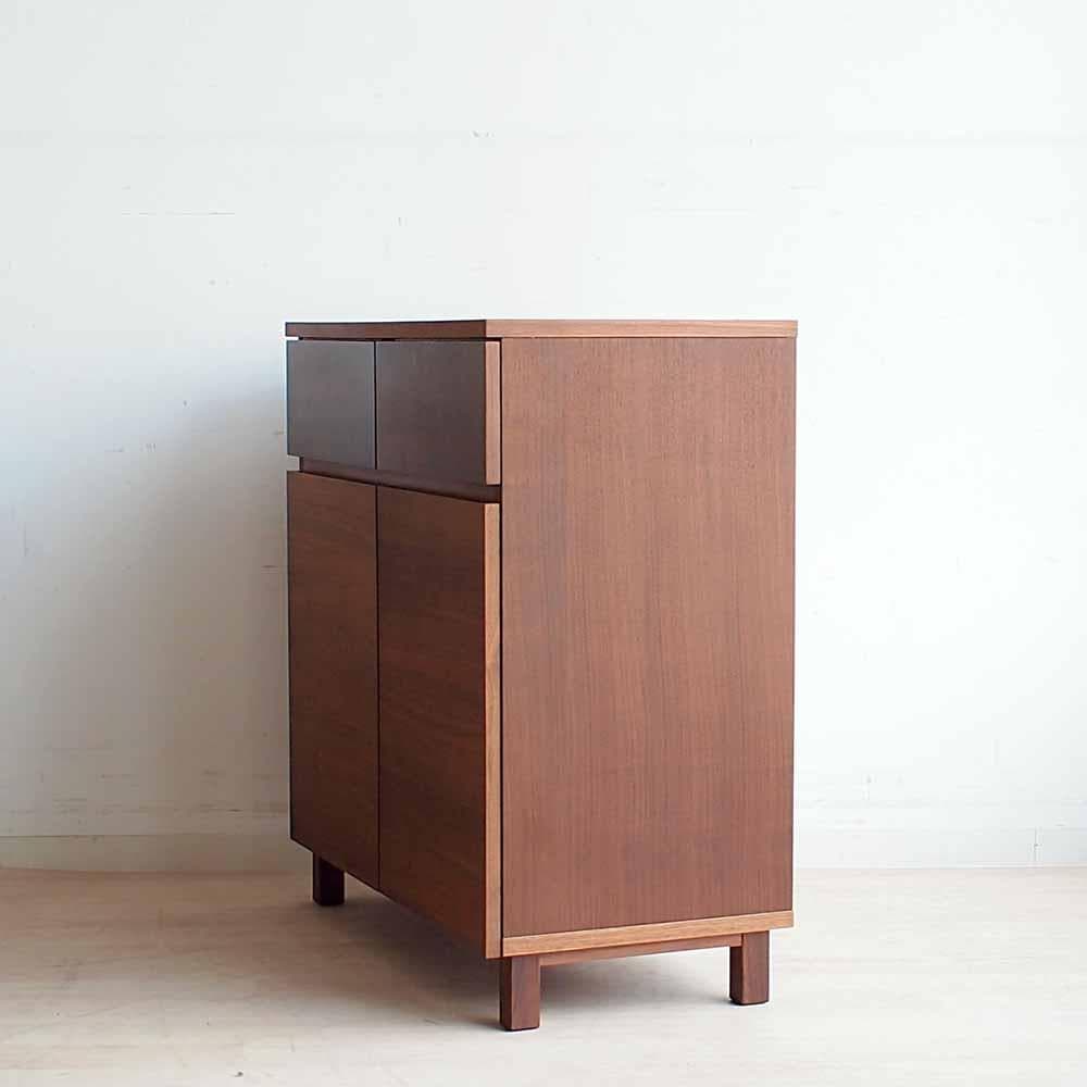 無印良品/MUJI ウォールナット材 キャビネット 80cm ZR24319