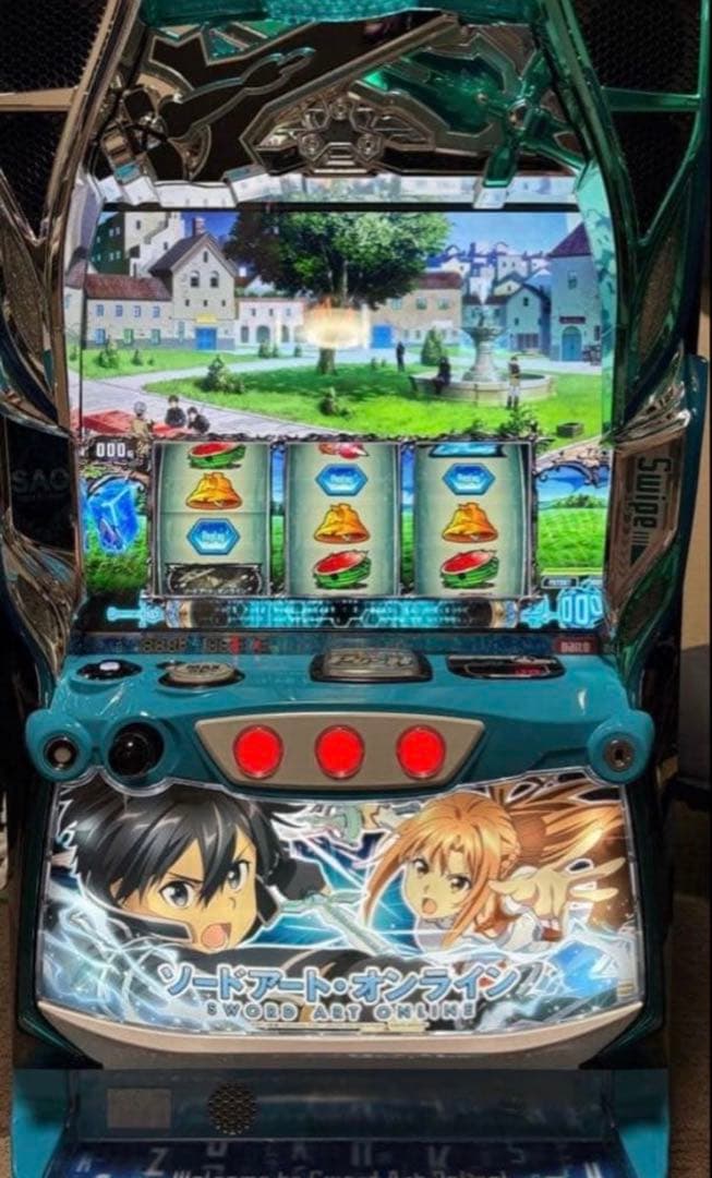 【本州送料込】パチスロ中古実機 ソードアート・オンライン 簡易ユニット付