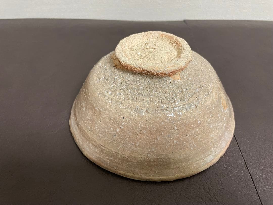 十代三輪休雪　萩刷毛目平茶盌　共箱　茶碗　萩焼　茶道具