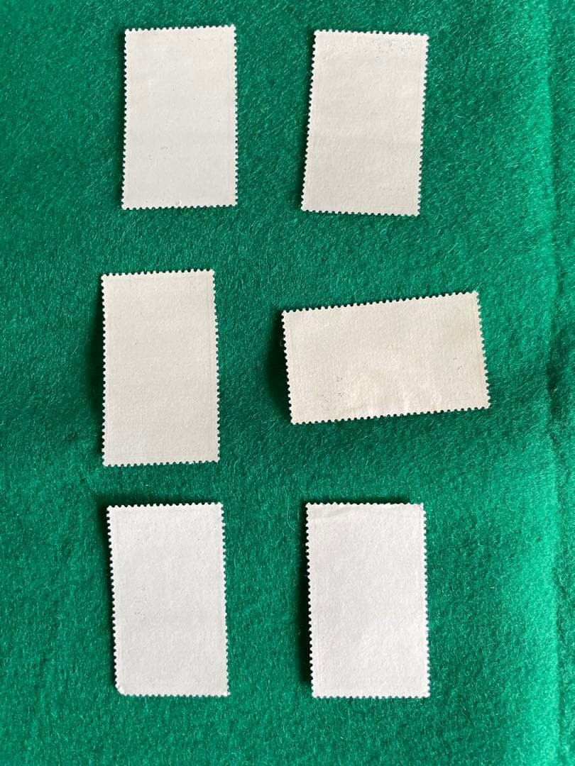 中国未使用切手 山岳風景 5種6枚セット