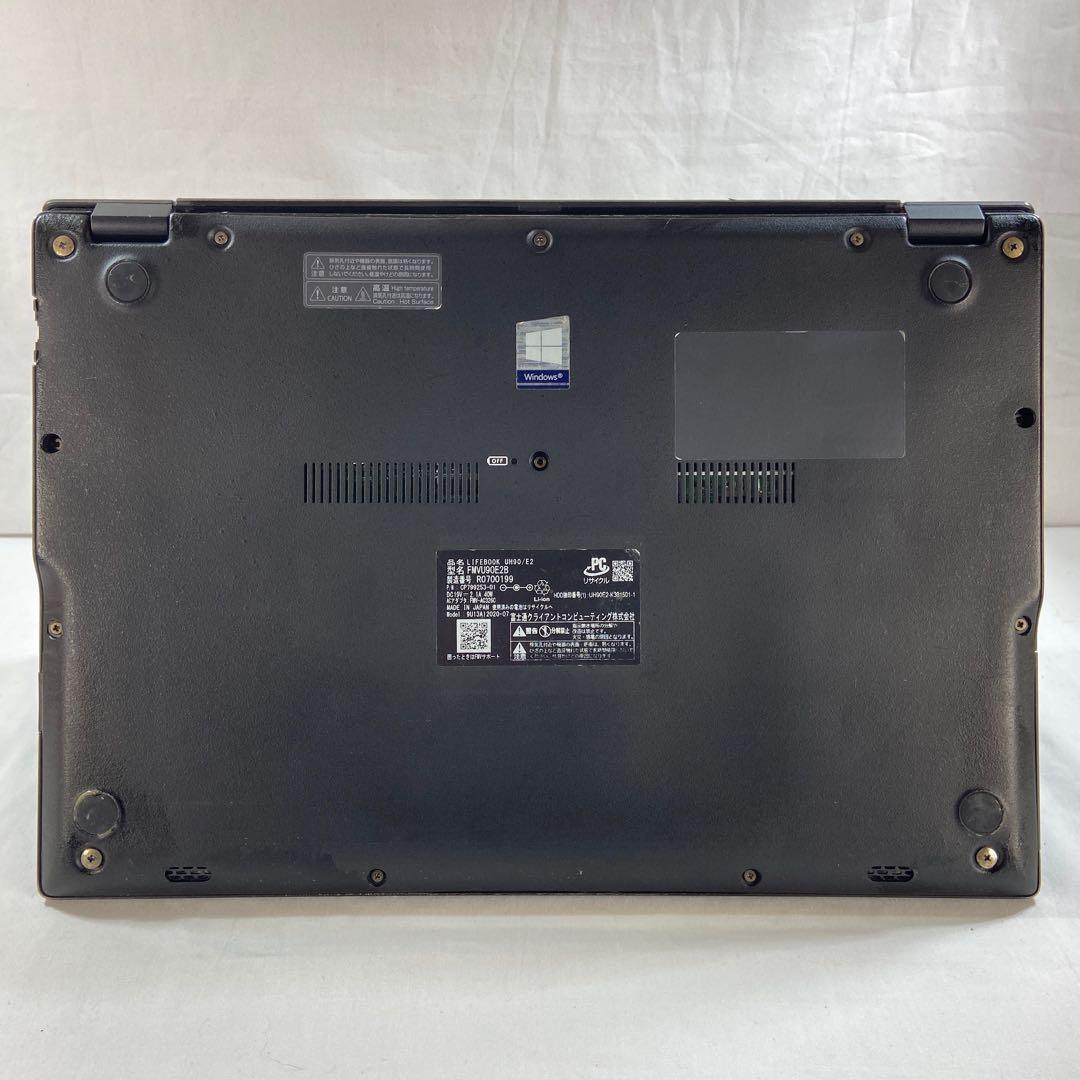 美品 10世代 Core i7 新品SSD512GB 富士通 UH90/E2