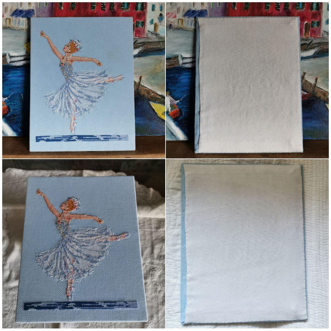アンティーク イギリス ニードルワーク刺繍ボード プリマドンナ バレリーナ