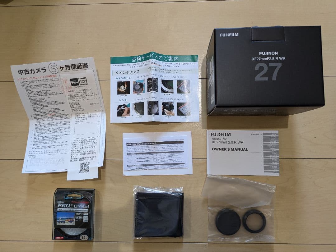 Fujinon 27mm F2.8 R WR レンズ(富士フィルム)