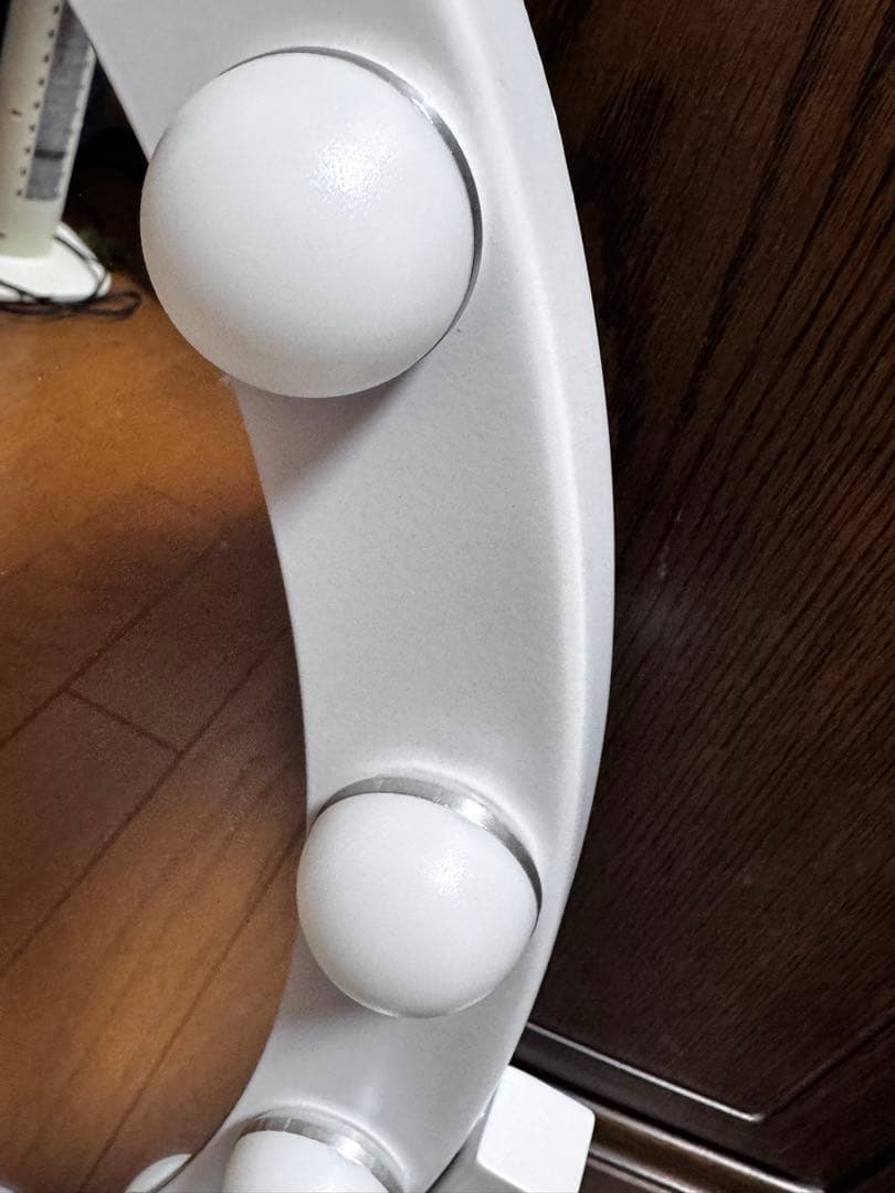 Francfrancハリウッドミラーラウンドホワイト【女優ミラー】