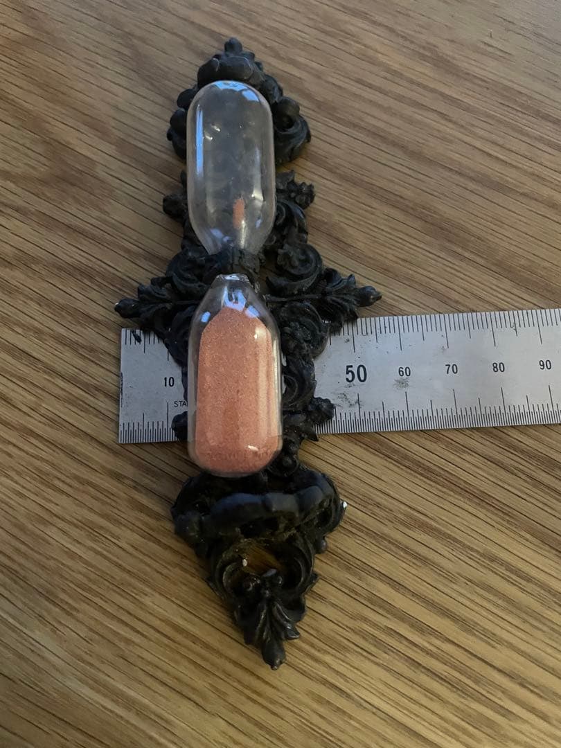 【希少】アンティークピンクが可愛い砂時計