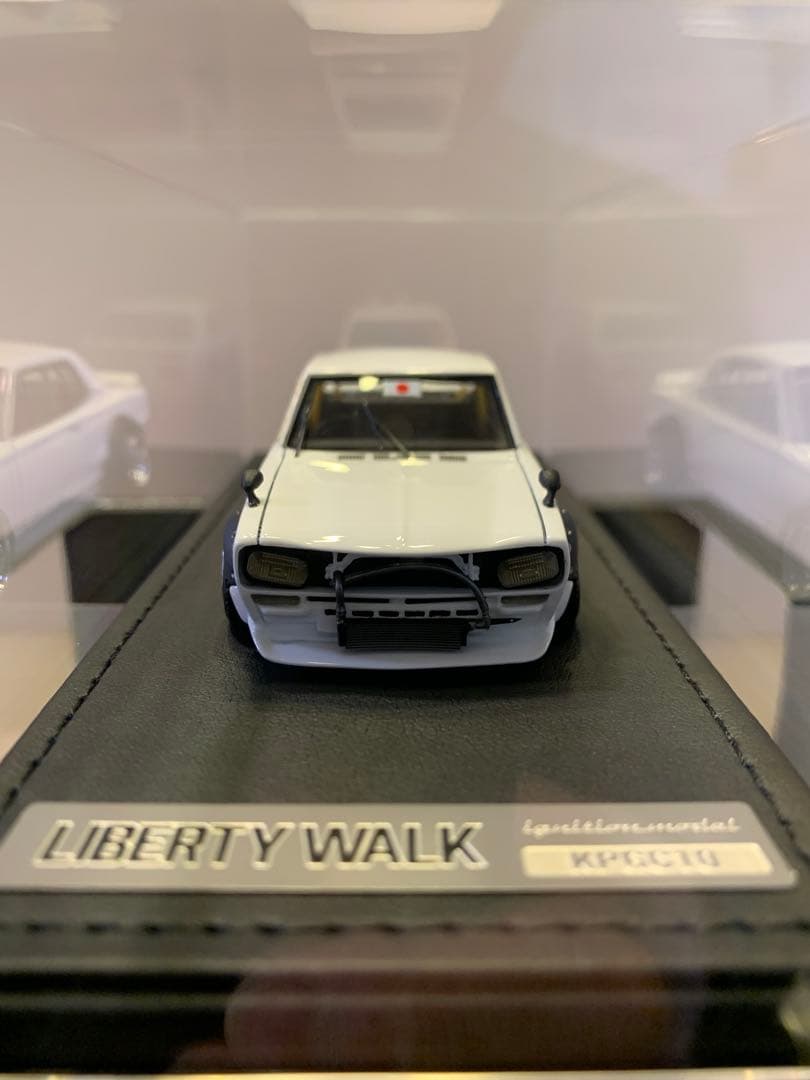 イグニッションモデル　1/43 LBWK ハコスカ ホワイト　0714