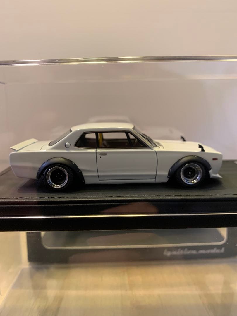 イグニッションモデル　1/43 LBWK ハコスカ ホワイト　0714