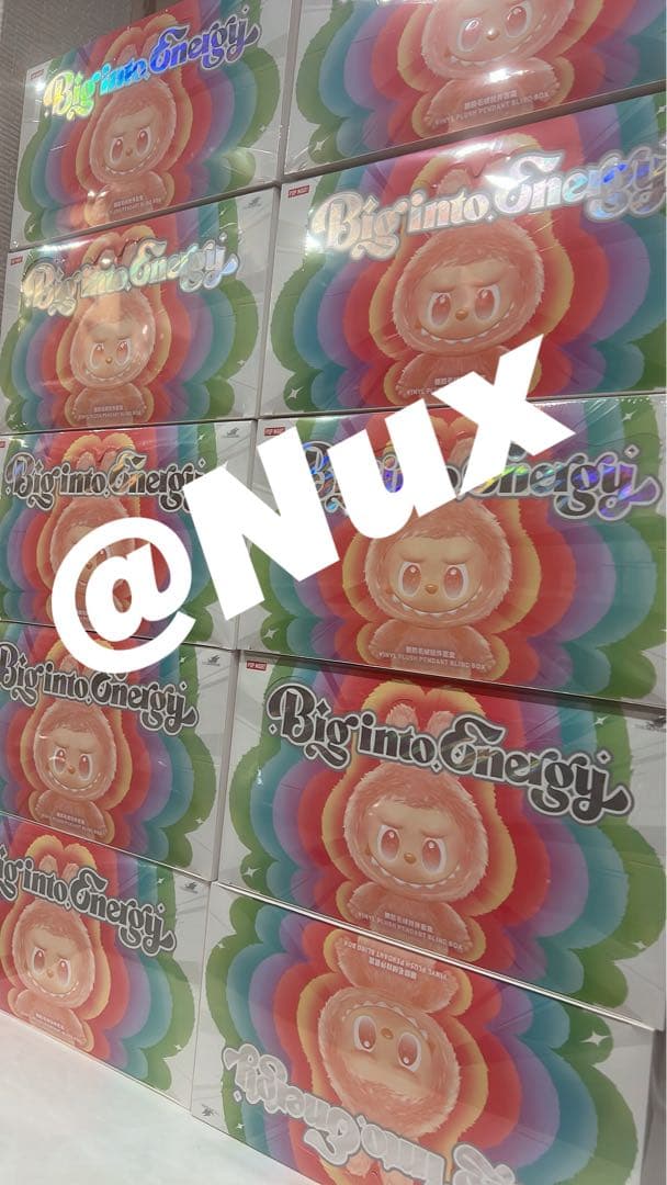 Big into Energy ぬいぐるみペンダントブラインドボックス 6箱入り