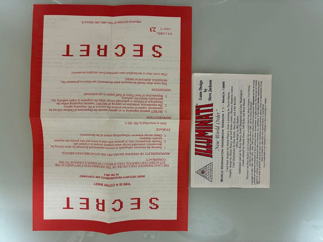 イルミナティカード　 World War Three　第三次世界大戦