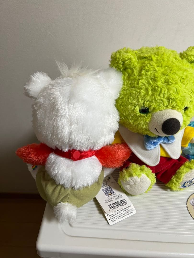 ユニベアシティぬいぐるみ、ぬいぐるみストラップセット、スポーク、マイク、サリー