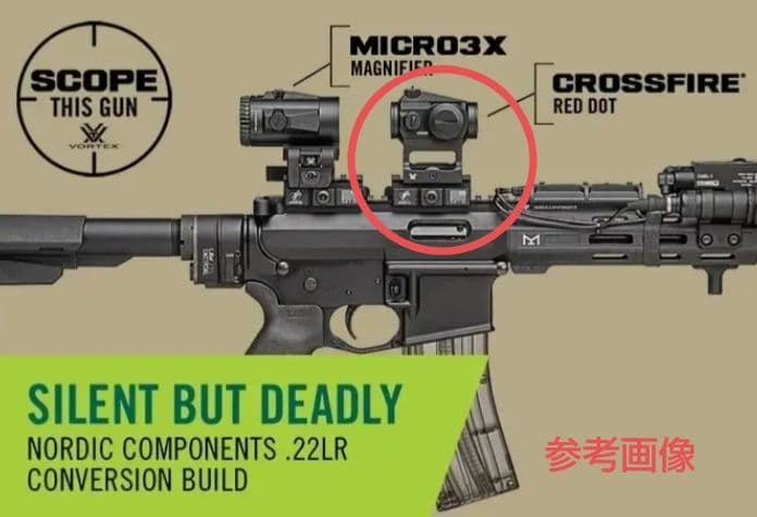 【実物・新品】CROSSFIRE レッドドット 2MOA