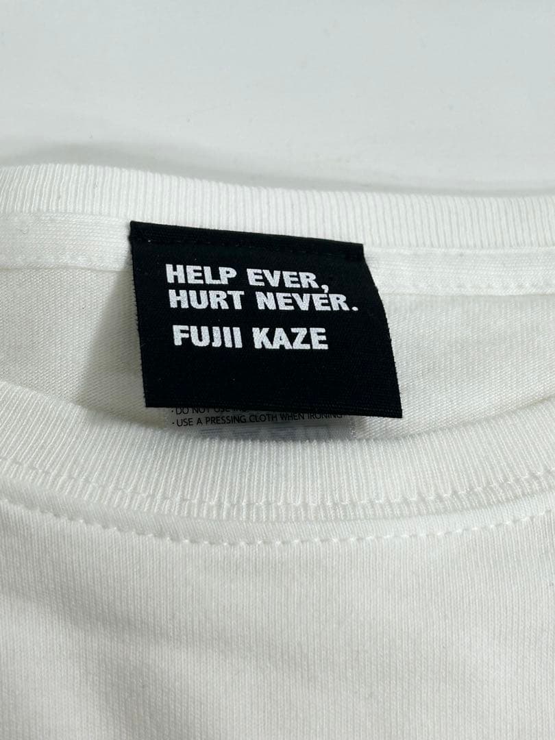 藤井風　HELP EVER HURT NEVER Tシャツ ホワイト　XL