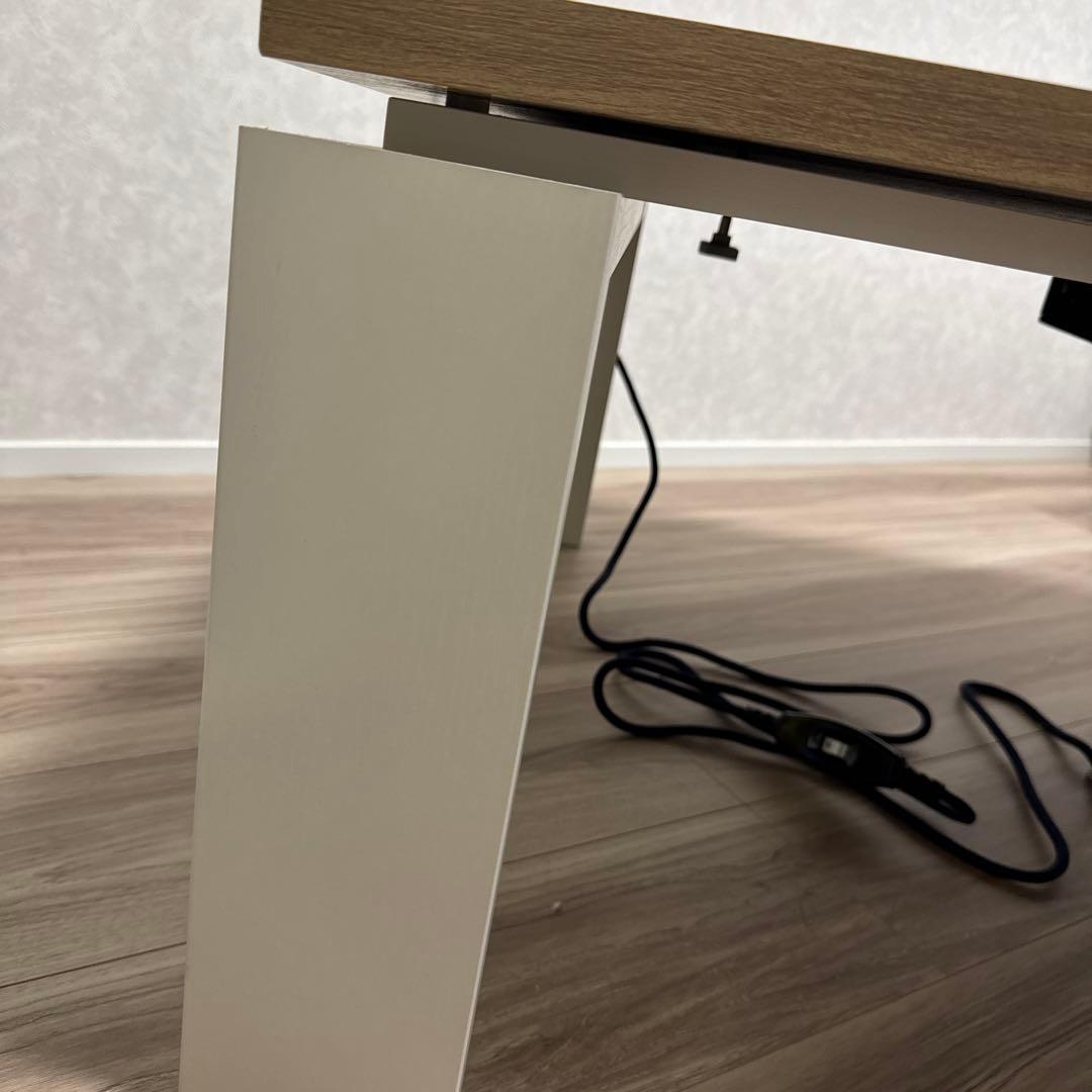 ニトリ　フラットヒーター付きリビングこたつ　こたつテーブル