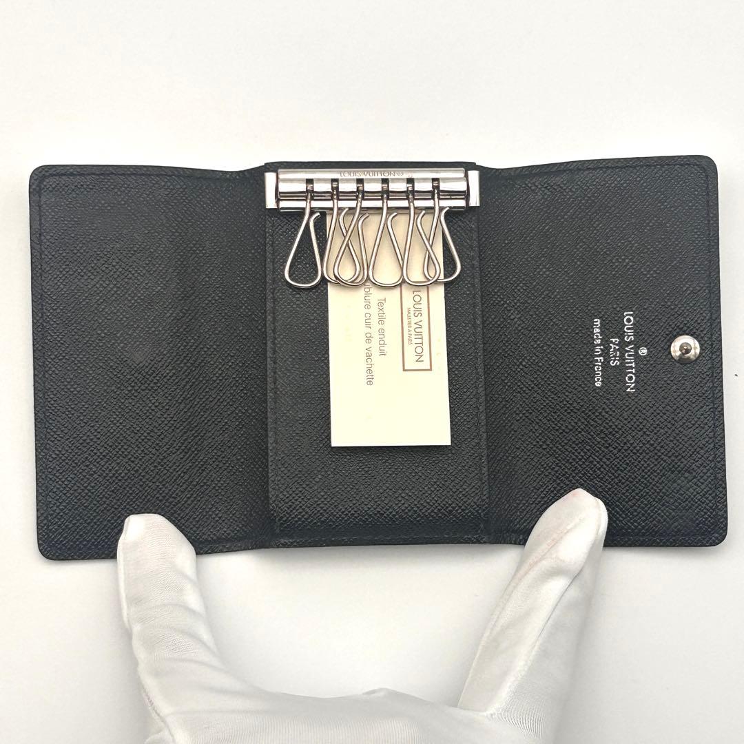 極美品✨ルイヴィトン 6連 キーケース ダミエ グラフィット ミュルティクレ6