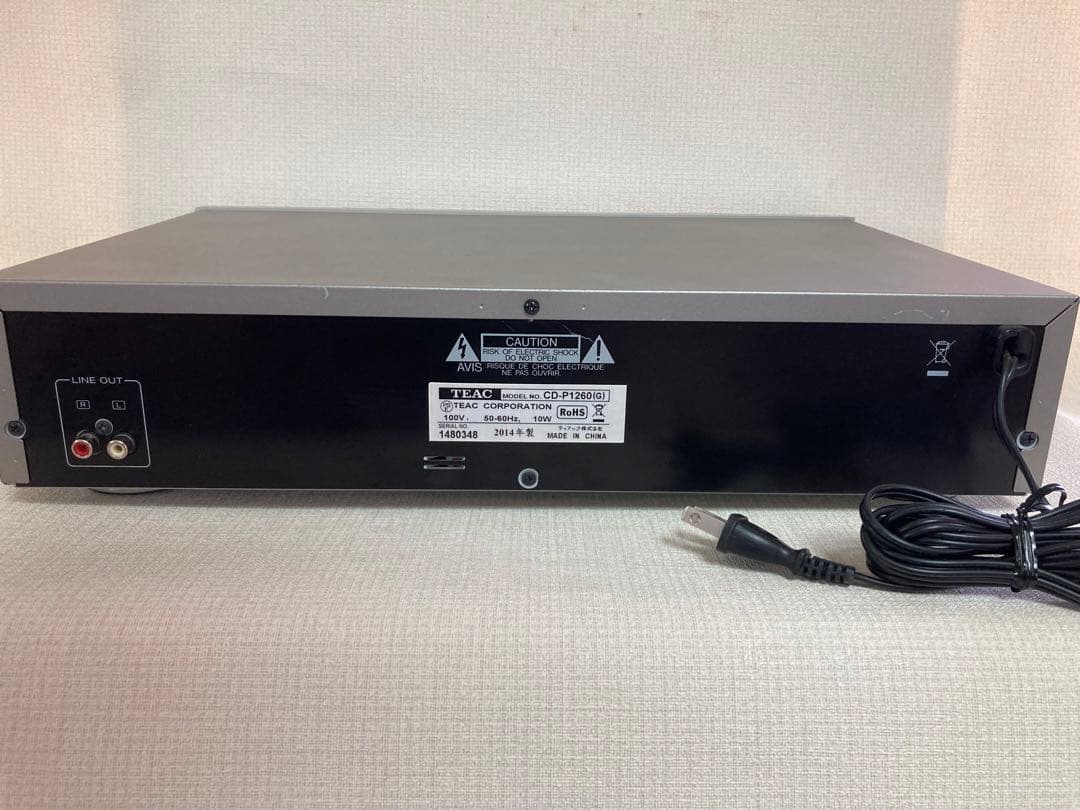 TEAC CD-P 1260 CD プレヤー 完動品