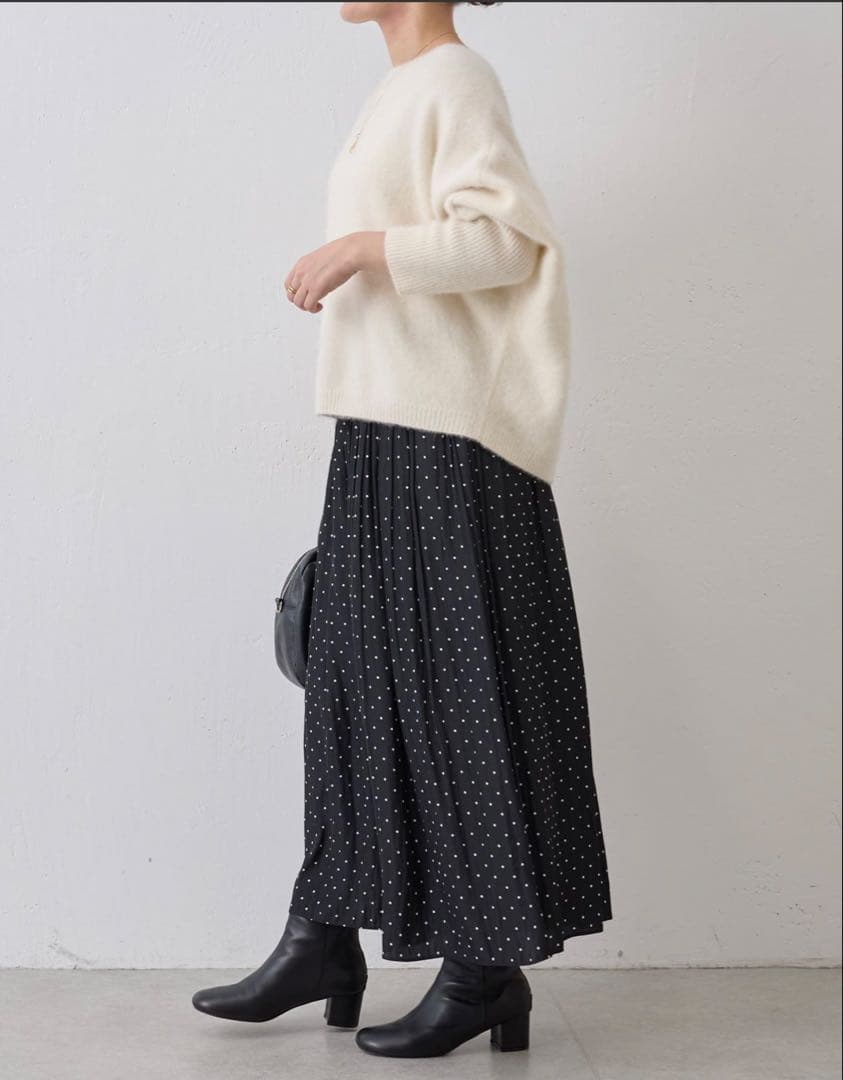 Beardsley ビアズリー　シワシフォンギャザーパンツ(ドット) サイズ2