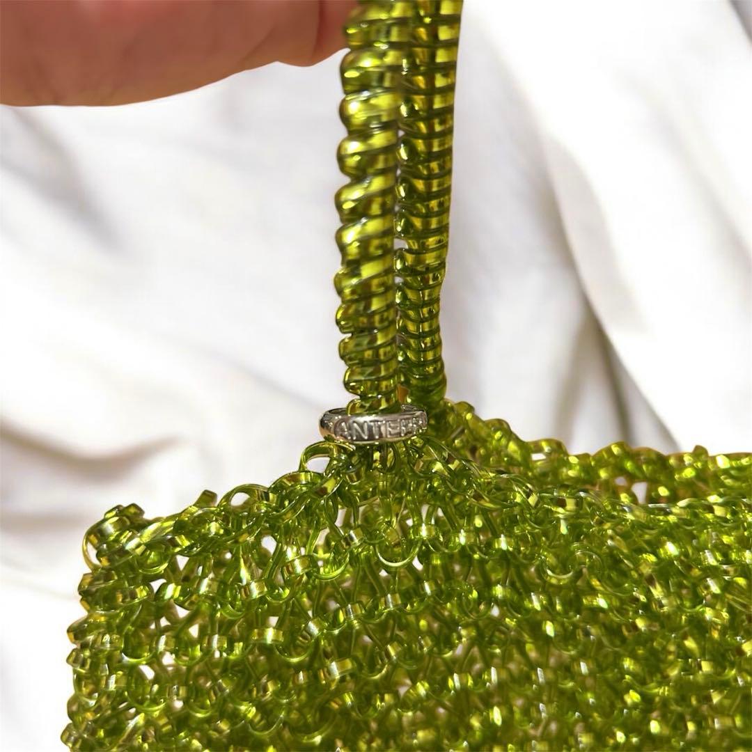 【希少】 ANTEPRIMA ワイヤーバッグ ハンドバッグ　グリーン