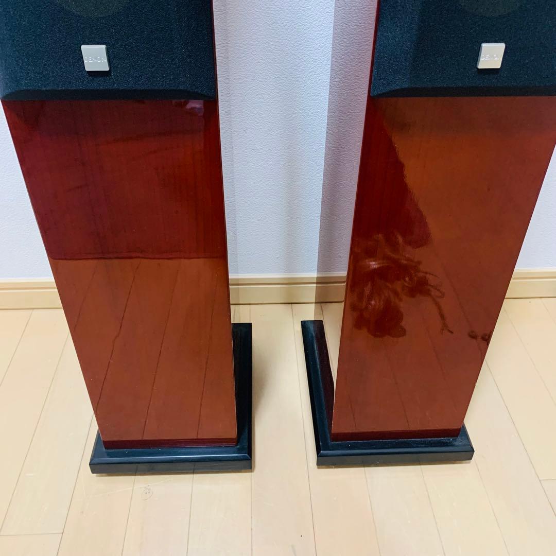 【美品】 DENON トールボーイスピーカー SC-T33XG ペア　ベース付